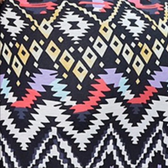 Boho Summer Tie Halter Top Backless Tassel Hem Midi Dress in Zig Zag & Geomet - Picture 8 of 8